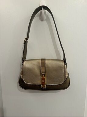 Gold Gucci Tom Ford Mini Jackie
